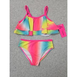Betsy Johnson 2 pc Swimsuit Girls Size 2T Bikini‎ Bathing Suit Swimming Set NEW